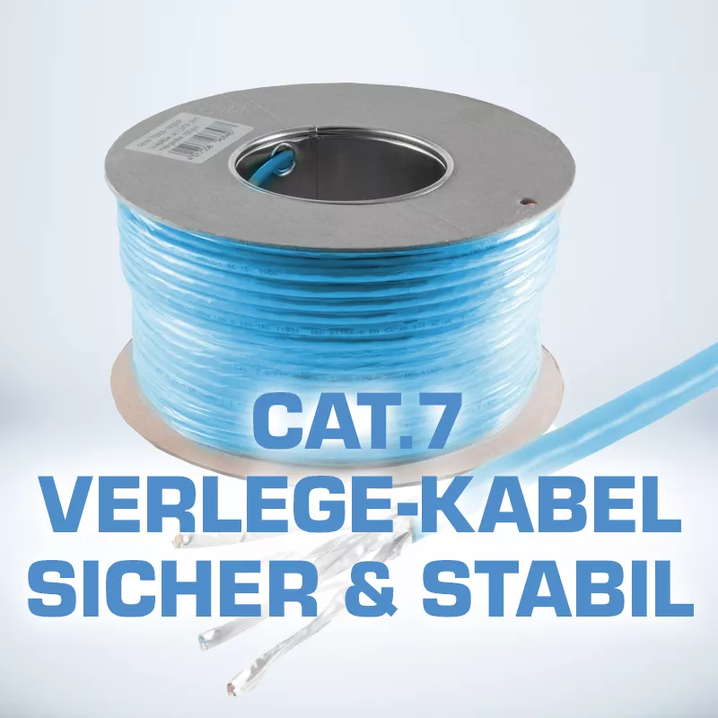 Cat.7 Netzwerkkabel: Die ideale Lösung für schnelle Netzwerkverbindungen Cat.7 Verlegekabel im Vergleich