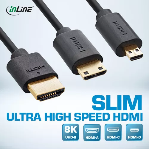 InLine® Slim Ultra High Speed HDMI Kabel