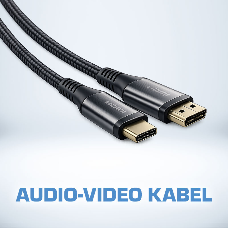 Audio- & Videokabel für gestochen scharfe Bilder & klaren Sound