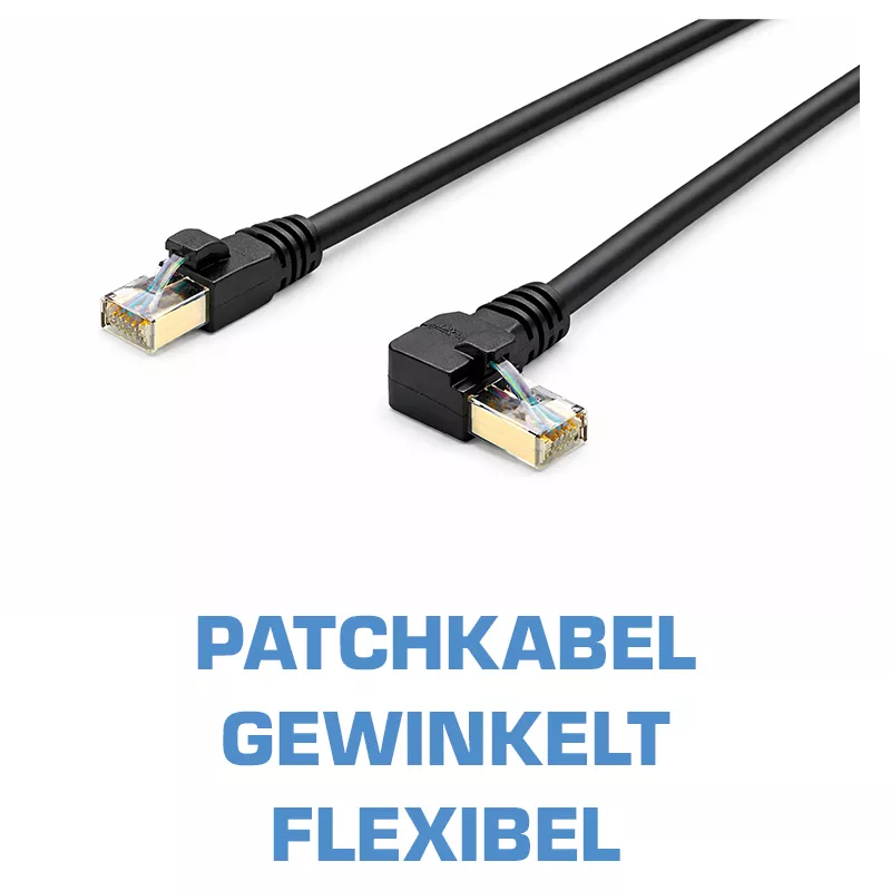 Patchkabel mit Winkelstecker: Effizienz und platzsparende L&ouml;sungen