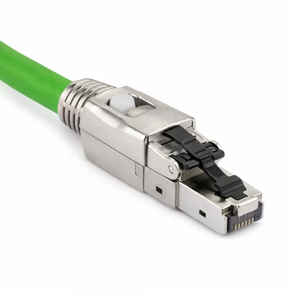 Feldkonfektionierbarer RJ45 Stecker für Netzwerkkabel
