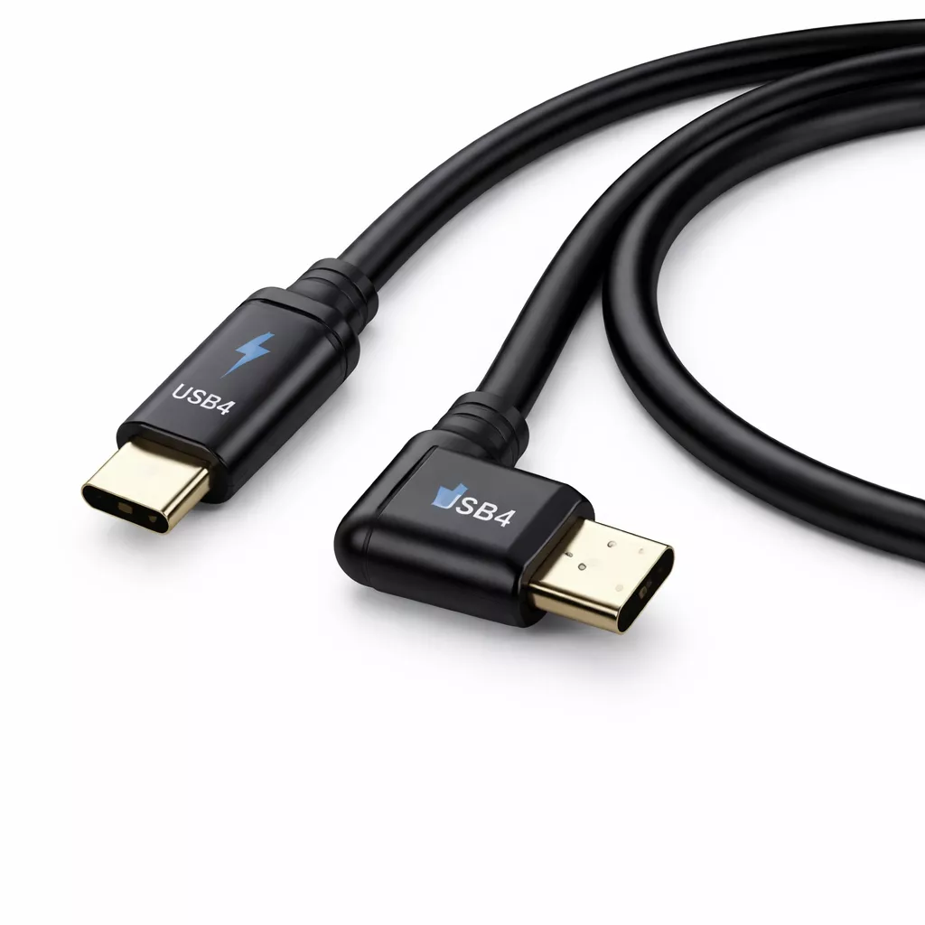 USB4 Kabel USB-C gewinkelt
