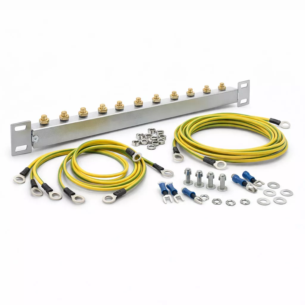 19-Zoll Erdungsschienen und Potentialausgleich