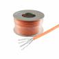 Preview: Cat 7 Verlegekabel S/FTP (PiMF) AWG23/1 – LSZH – bis 1000 MHz – Cca – GHMT – Orange