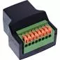 Preview: RJ45 Terminalblock-Buchse, Push-In-Klemme, 8-polig, 18–26 AWG, geschirmt