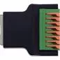 Preview: RJ45 Terminalblock-Buchse, Push-In-Klemme, 8-polig, 18–26 AWG, geschirmt