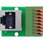 Preview: RJ45 Terminalblock-Adapter Cat.5e, Buchse gewinkelt, Push-In-Klemme, 8-polig