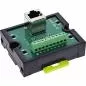 Preview: RJ45 Breakout-Terminalblock, Buchse, Schraubklemme, Hutschiene, geschirmt