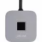 Preview: USB Fingerabdruckscanner für Windows Hello mit USB-Hub, 1,5 m, silber