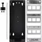 Preview: Keystone Verteilerkasten Cat.6A – 9 Port – Wand-/Hutschienenmontage – inkl. RJ45 Keystone-Module