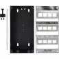 Preview: Keystone Verteilerkasten Cat.6A – 12 Port – Wand-/Hutschienenmontage – inkl. RJ45 Keystone-Module