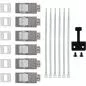 Preview: Keystone Verteilerkasten Cat.6A – 6 Port – Wand-/Hutschienenmontage – inkl. RJ45 Keystone-Module