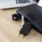 Preview: USB-C Ladegerät 30W schwarz, Dual USB-C, PD/PPS, GaN
