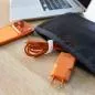 Preview: USB-C Ladegerät 30W orange, Dual USB-C, PD/PPS, GaN