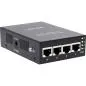 Preview: PoE+ 10Gigabit Injektor Hub, 4 Port, Metall, lüfterlos