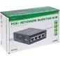 Preview: PoE+ 10Gigabit Injektor Hub, 4 Port, Metall, lüfterlos
