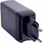 Preview: 3-Port Reise-Netzteil 65W, 2x USB-C, 1x USB-A, GaN