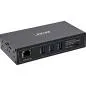 Preview: USB PoE Hub Industrie, 4-Port, 3x USB-A/1x USB-C, Gigabit, 60 W