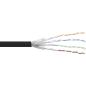 Preview: Cat.6 Patchkabel Meterware, S/FTP (PiMf), AWG27, PVC, 250 MHz, 100 m