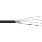 Preview: Cat.6 Patchkabel Meterware, S/FTP (PiMf), AWG27, PVC, 250 MHz, 100 m