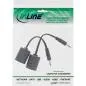 Preview: Audio über RJ45 Adapter passiv, 2x Klinke 3,5mm, 2er Pack