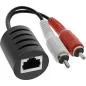 Preview: Audio über RJ45 Adapter passiv, 2x Cinch/1x Klinke