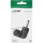 Preview: DC Winkeladapter 3,5x1,35 mm, Stecker/Buchse, schwarz