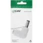 Preview: DC Winkeladapter 5,5x2,1 mm, Stecker/Buchse, weiß