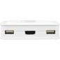 Preview: InLine® KVM Switch 2fach HDMI USB mit Audio integr. Kabel