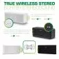 Mobile Preview: InLine® WOOME 2 TWS True Wireless Stereo Bluetooth Lautsprecher Doppelpack schwarz