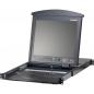 Preview: ATEN KL1508AM KVM Over IP Switch 8fach mit 17" Display 19" Rackmontage 1HE DE Layout