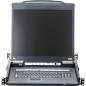 Preview: ATEN CL5708IN 8port KVM over IP Switch Slideaway Konsole mit 19" Display USB PS/2 VGA DE Layout