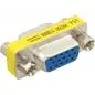 Preview: InLine® Mini Gender Changer 15pol HD Buchse / Buchse