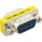 Preview: InLine® Mini Gender Changer 15pol HD Stecker / Stecker