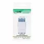 Preview: LWL Keystone Snap-In Kupplung LC/LC, Duplex, Singlemode, Weiß/Blau Preview: LWL Keystone Snap-In Kupplung LC/LC, Duplex, Singlemode, Weiß/Blau