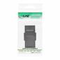 Preview: InLine® USB 2.0 Keystone Snap-In Einsatz USB A Buchse Buchse schwarz
