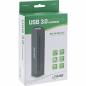 Preview: InLine® USB 3.0 Hub 10 Port Aluminiumgehäuse schwarz mit 4A Netzteil
