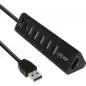 Preview: InLine® Smart Hub 7fach USB 3.0 2.0 Hub mit Schnelllade Anschluss