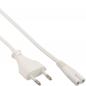 Preview: InLine® Netzkabel, Netzstecker auf Euro 8 C7 Stecker