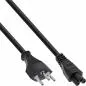 Preview: Notebook-Netzkabel Schweiz SEV 1011 auf C5 – 2 m