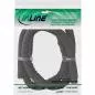 Preview: InLine® Kabelkanal Geflechtschlauch mit Polyestergewebemantel selbstverschließend schwarz 25mm Durchmesser 2m