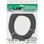 Mobile Preview: InLine® Kabelkanal Geflechtschlauch mit Polyestergewebemantel selbstverschließend schwarz 10mm Durchmesser 5m