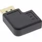 Preview: DisplayPort Winkeladapter 8K – DisplayPort Stecker auf Buchse, rechts gewinkelt