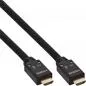 Preview: InLine® HDMI Kabel Aktiv High Speed Ethernet Stecker Stecker schwarz Kontakte vergoldet