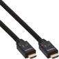 Preview: InLine® HDMI 2.0b Aktiv High Speed Kabel, Ethernet, 4K2K, Stecker Stecker, Nylon-Geflecht Mantel