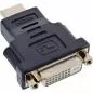 Preview: HDMI-DVI Adapter 4K – HDMI A Stecker auf DVI-D Buchse