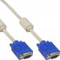 Preview: InLine® S-VGA Kabel 15pol HD Stecker / Stecker beige