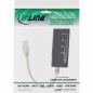 Preview: InLine® 4fach Telefon Port Splitter RJ45 Stecker an 4x RJ45 Buchse 0,15m