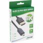 Preview: InLine® Slim Ultra High Speed HDMI Kabel 8K4K A Stecker / D Stecker (Micro) schwarz / gold