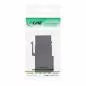 Preview: USB 2.0 Keystone-Modul Snap-In, Buchse/Buchse, 90° gewinkelt, schwarz